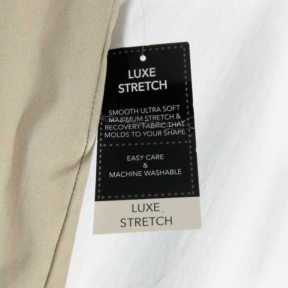 NWT 24/24W Roz & Ali Rayon-Blend Ankle Pants - Picture 8 of 10